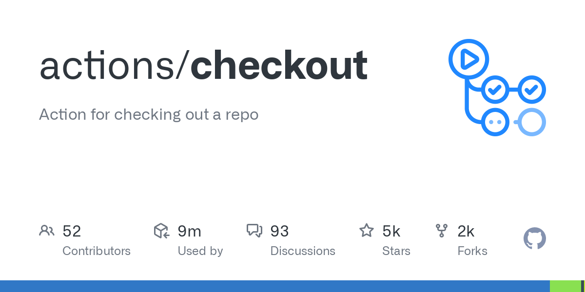 GitHub - actions/checkout: Action for checking out a repo