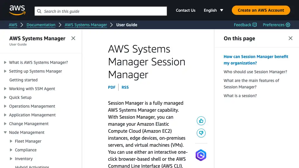 AWS Systems Manager Session Manager - AWS Systems Manager