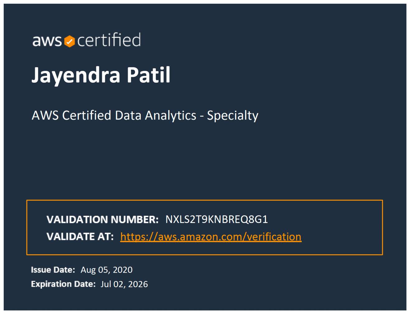 AWS Certified Data Analytics - Specialty (DAS-C01) Exam Learning Path