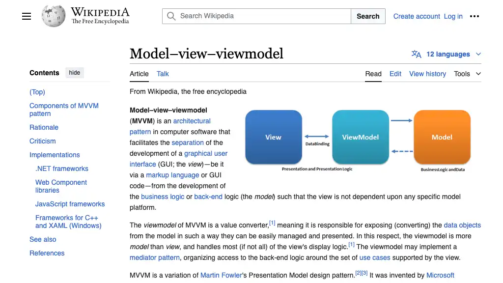 Model–view–viewmodel - Wikipedia