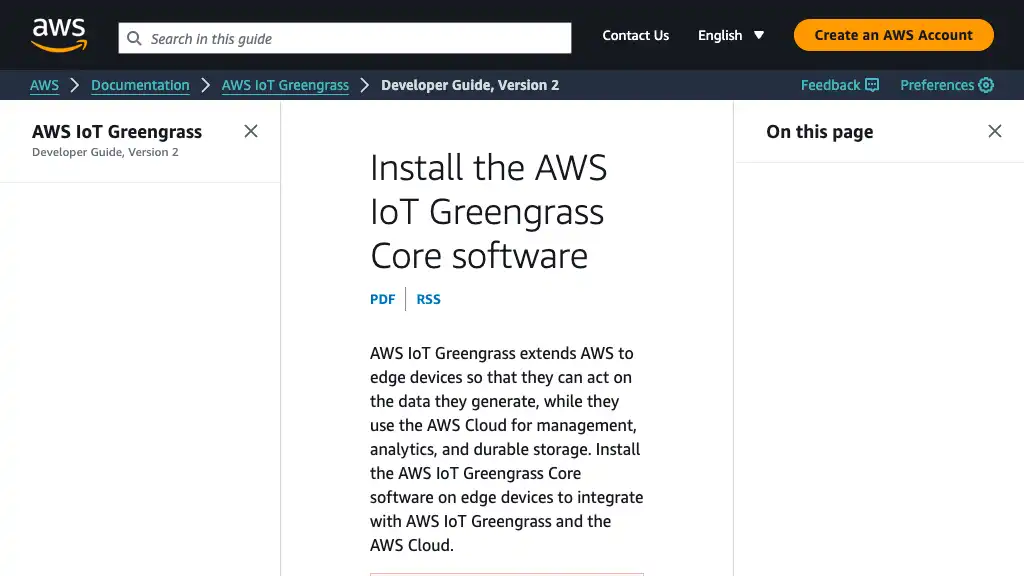 Install the AWS IoT Greengrass Core software - AWS IoT Greengrass