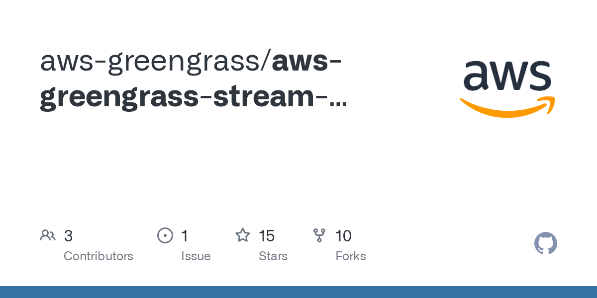 GitHub - aws-greengrass/aws-greengrass-stream-manager-sdk-python