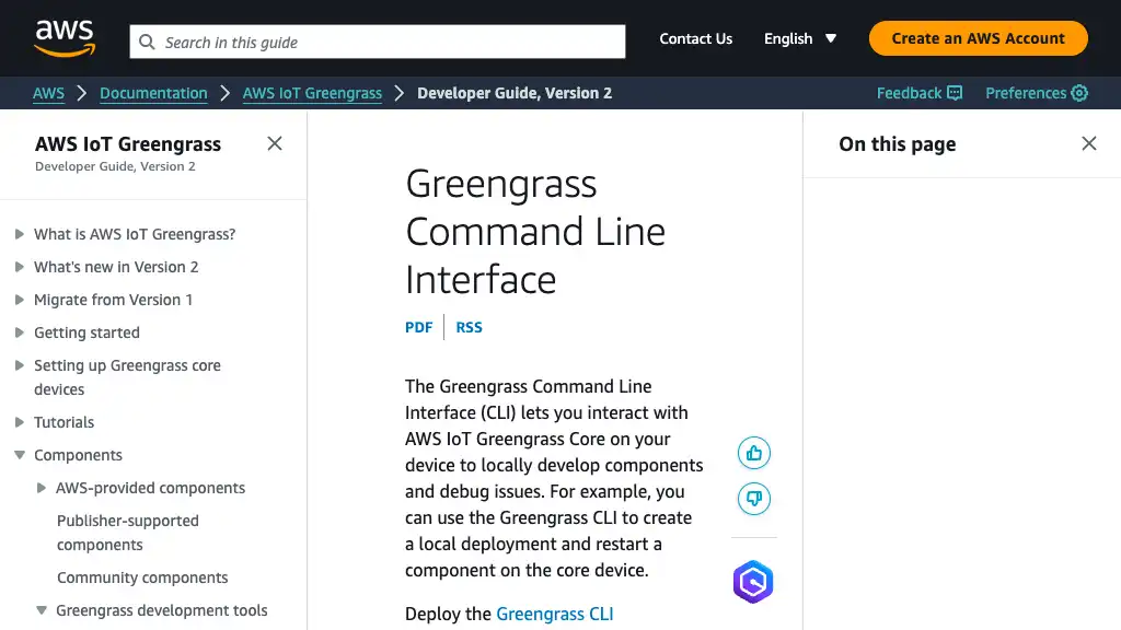 Greengrass Command Line Interface - AWS IoT Greengrass