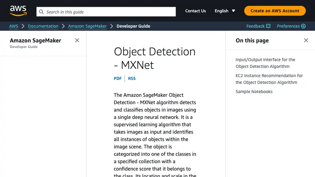 Object Detection - MXNet - Amazon SageMaker